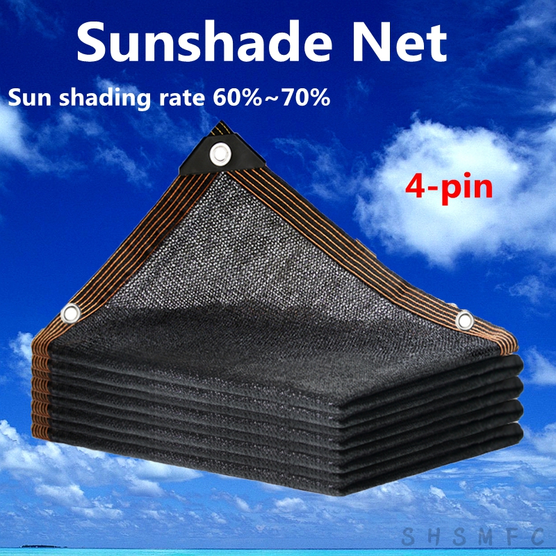 4 pinos anti-UV HDPE Black Sun Shadering Net Suculenta Planta ao ar livre Piscina de jardim de jardim de estufa de estufa Sun