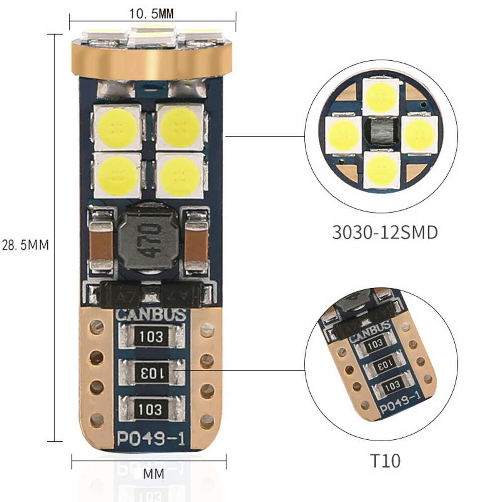 2 stks LED -energiebesparing High Brighess kentekenplaatsen Accessoires voor Ford Explorer U625 2020 2021 2022