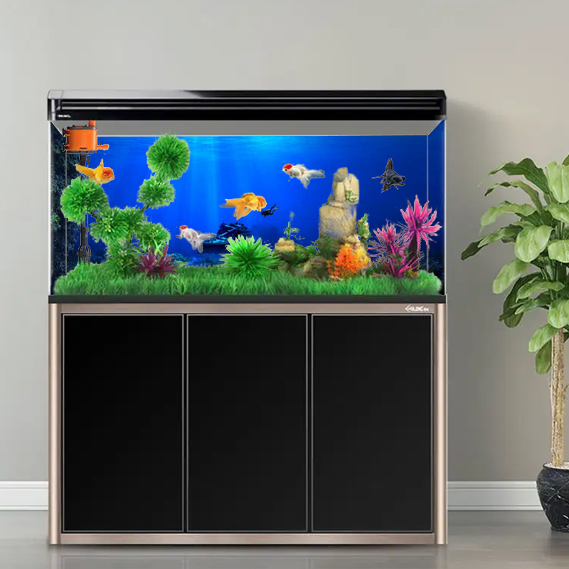 3D Effekt Undervattens solljusstrålar grotta akvarium bakgrund klistermärke Selfadhesive Fish Tank Bakgrundsdekorationer