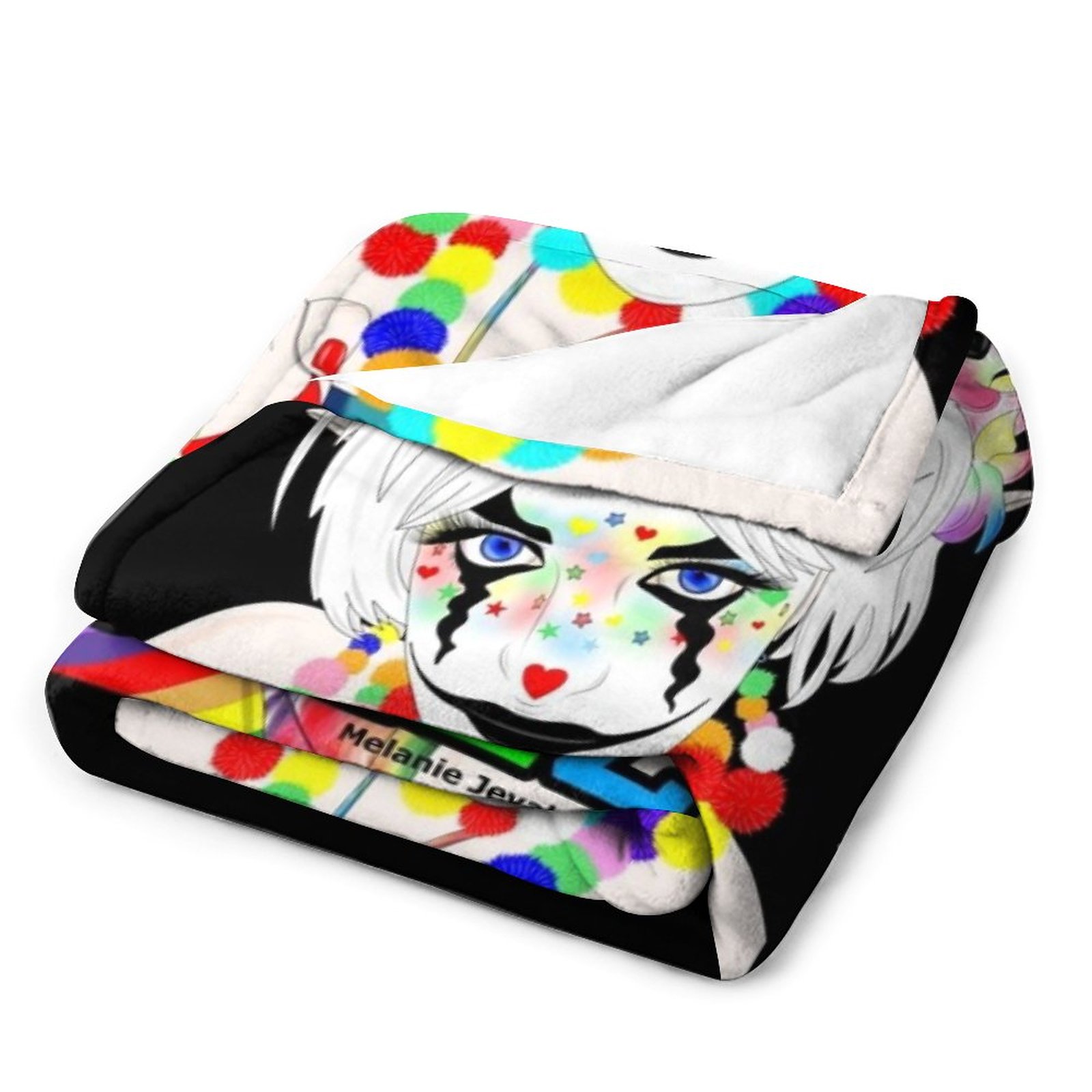 Jazz Rainbow Clown Throw Filt Personlig gåva Luxury Tjockna filt