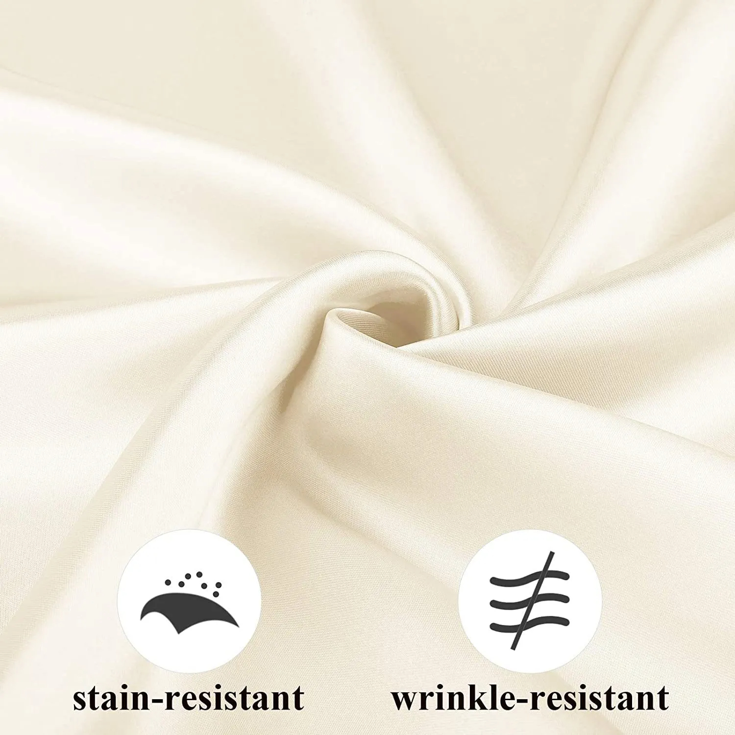 Satin Napkins Cloth Silk Fabric Napkins for Restaurant Supplies Dining Table Wedding Christmas Decorate Bridal Party