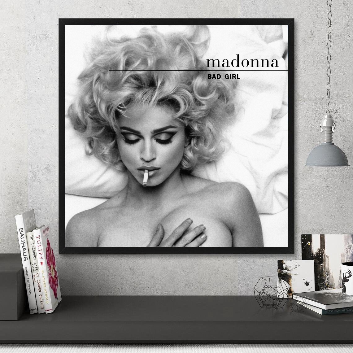 Madonna Bad Girl Fever Music Album Cover Affisch Canvas Art Print Home Decor Wall Painting ingen ram