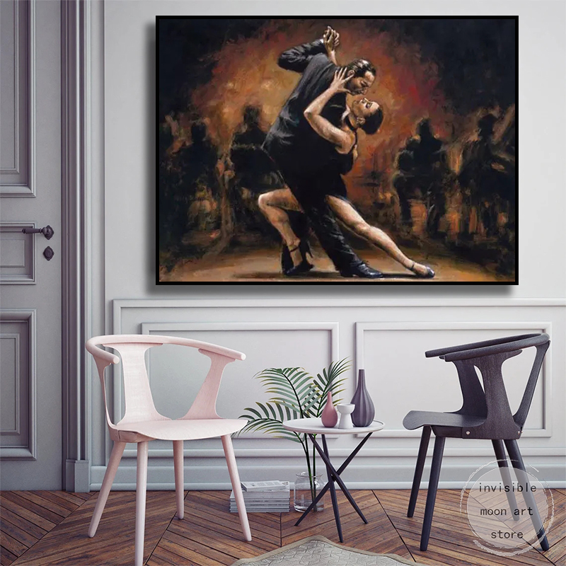 Fabian Perez Artworks Elegant Flamenco Spanish Dancer Art Affisch Canvas målar väggtryck Bild för rum heminredning cuadros