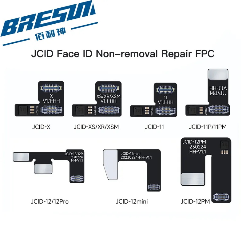 JCID JC Tag Face ID Flex Kabel für iPhone XS XR 11 12 13 14 Pro Max Mini JC Romeo1 2 Punktmatrix Reparatur Lesen und Schreiben von Datenwerkzeugen