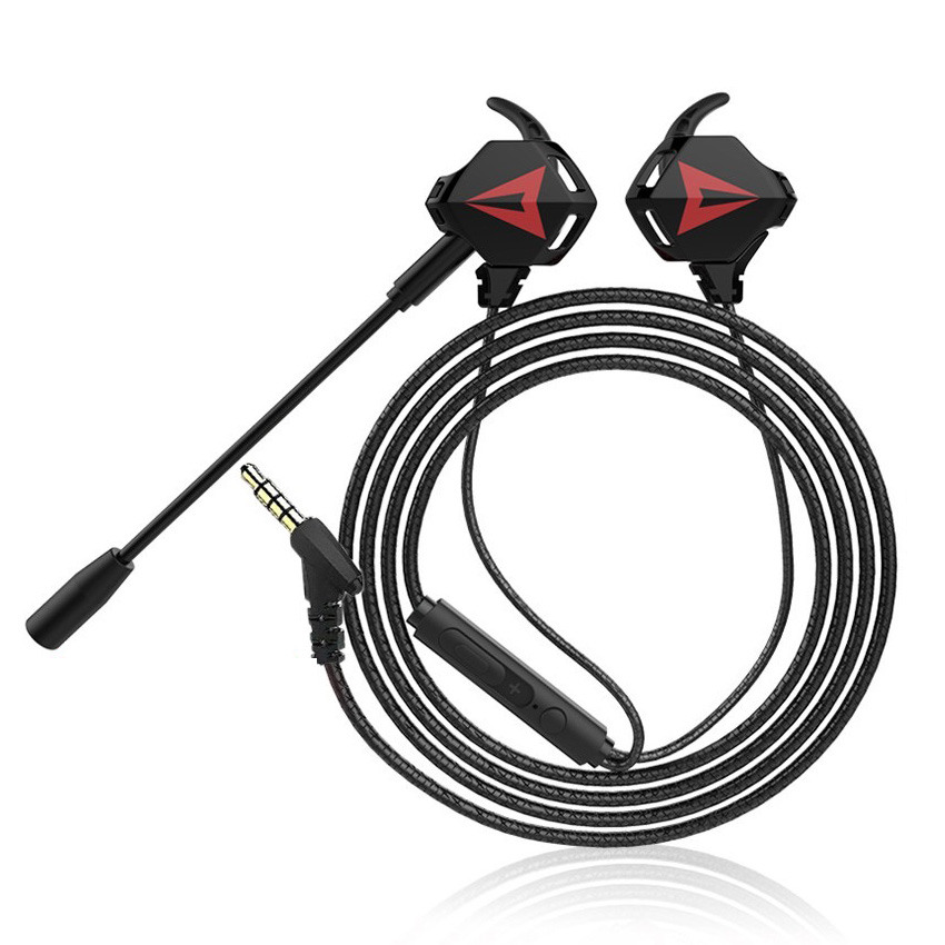 Aurione di gioco di tipo C PUBG PS5, auricolare cablato, microfono, controllo del volume, cuffia in-ear giocatore PC, 3,5 mm