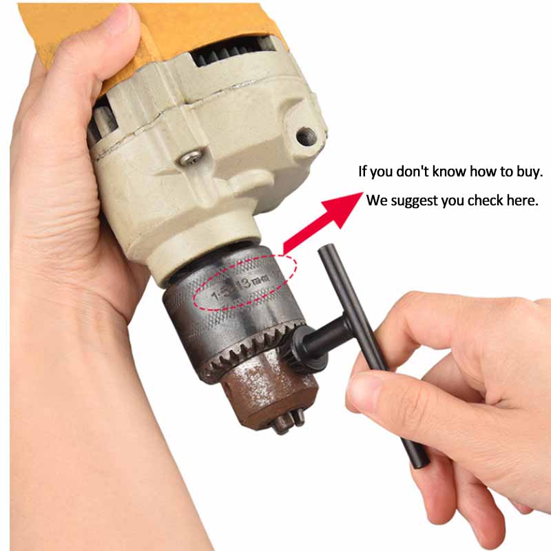 Electric Hand Drill Chuck Clé Key Impact Tools Momening Lathe Accessoires Rotary Head Chuck Strong multifonctionnel durable