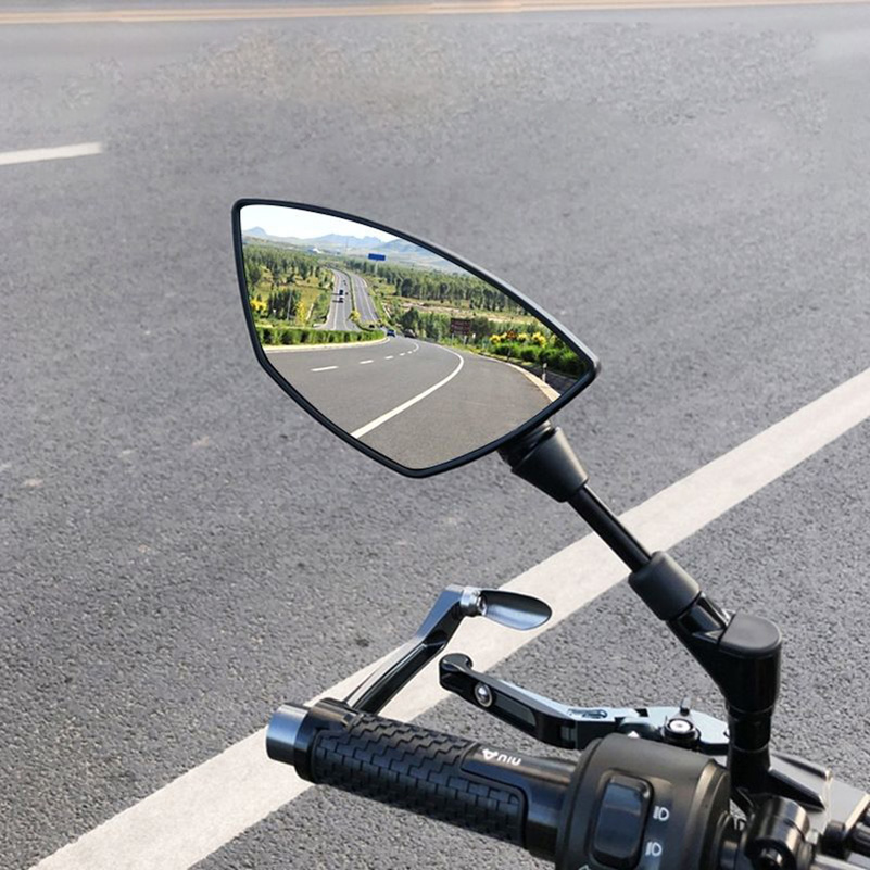 Nouvelle grande vision du rétroviseur modifié Tomahawk Miroir de moto de moto hors route