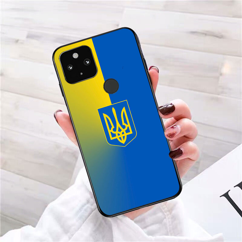Custodia telefono della bandiera ucraina Google Pixel 8 7 Pro 7A 6A 6 Pro 5A 4A 3A PIXEL 4 XL PIXEL 5 6 4 3 3A XL