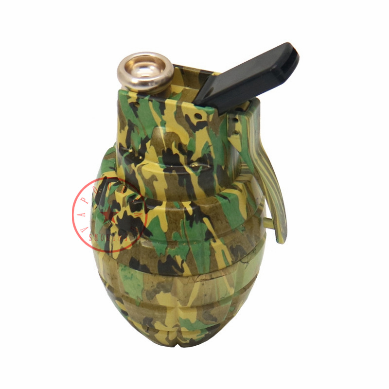 Colorful Grenade Style Zinc Alloy Smoking Hand Portable Herb Tobacco Grind Spice Miller Grinder Crusher Grinding Chopped Muller Innovative Cigarette Pipes Holder