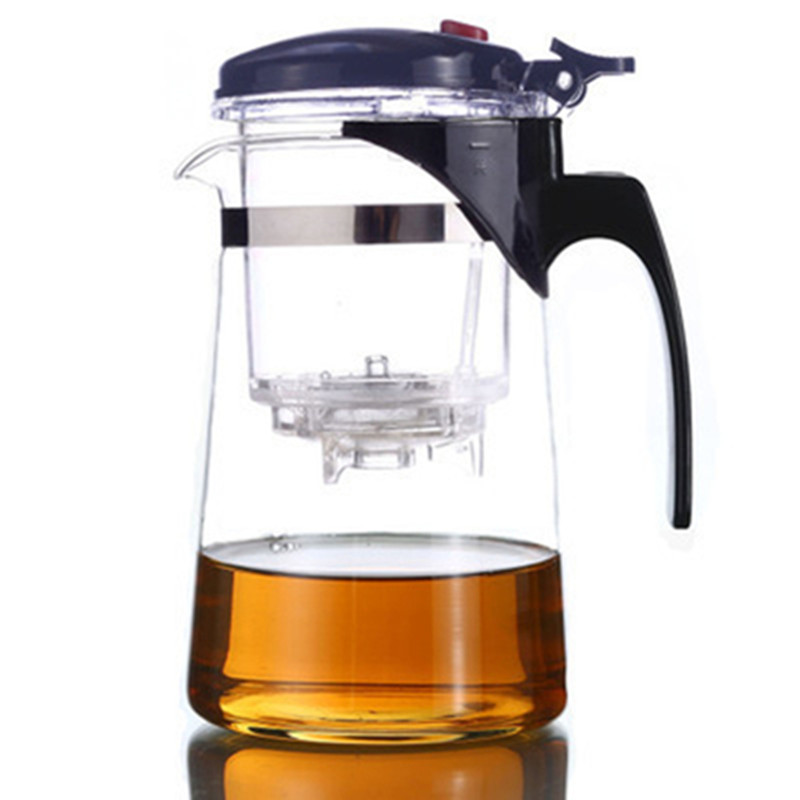 500ml 750ml 1000ml Jug Water Bottle Heat Resistant Explosion-Proof Glass Teapot Household Canteen