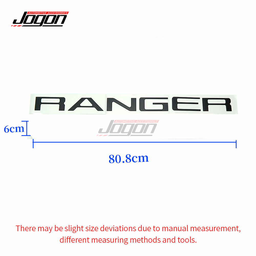 Ford Ranger T6 Bagaj Kapağı Rozeti Etiketi 3D Ranger Harfleri Araba Ayarlama Arka Bagaj Plakası Çıkartmaları Dış Düzenleme