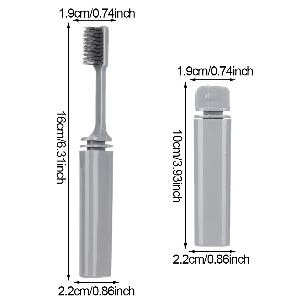Kompakt bambu kol vandringsresor fällbara tandborste mjuk borstel tandborste vikbara tänder brush tänder rengöring