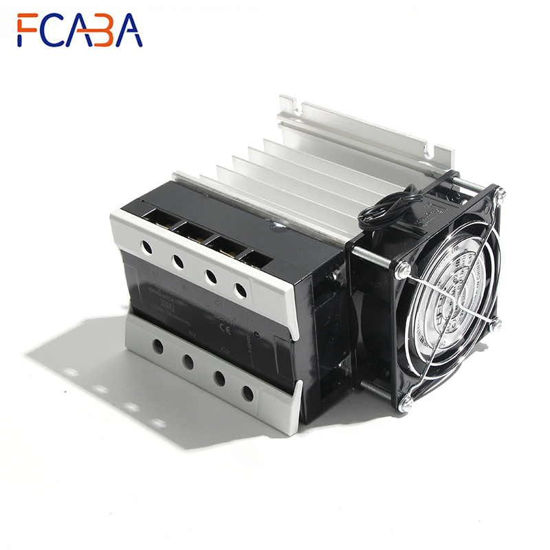 FCABA Klasa przemysłowa przekaźnik stałego Ułapka ciepła Aluminiowa Profil BEM3-80DA/100DA/120DA Kompletny moduł