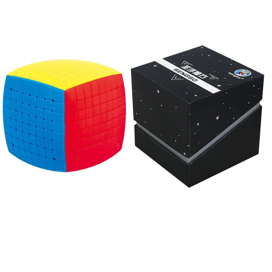 Shengshou Pillowed 8x8 9x9 10x10 11x11 Magic Puzzle Cube Professional Sengso Bread Speed Cubo Magico Speed Cube Educatief speelgoed