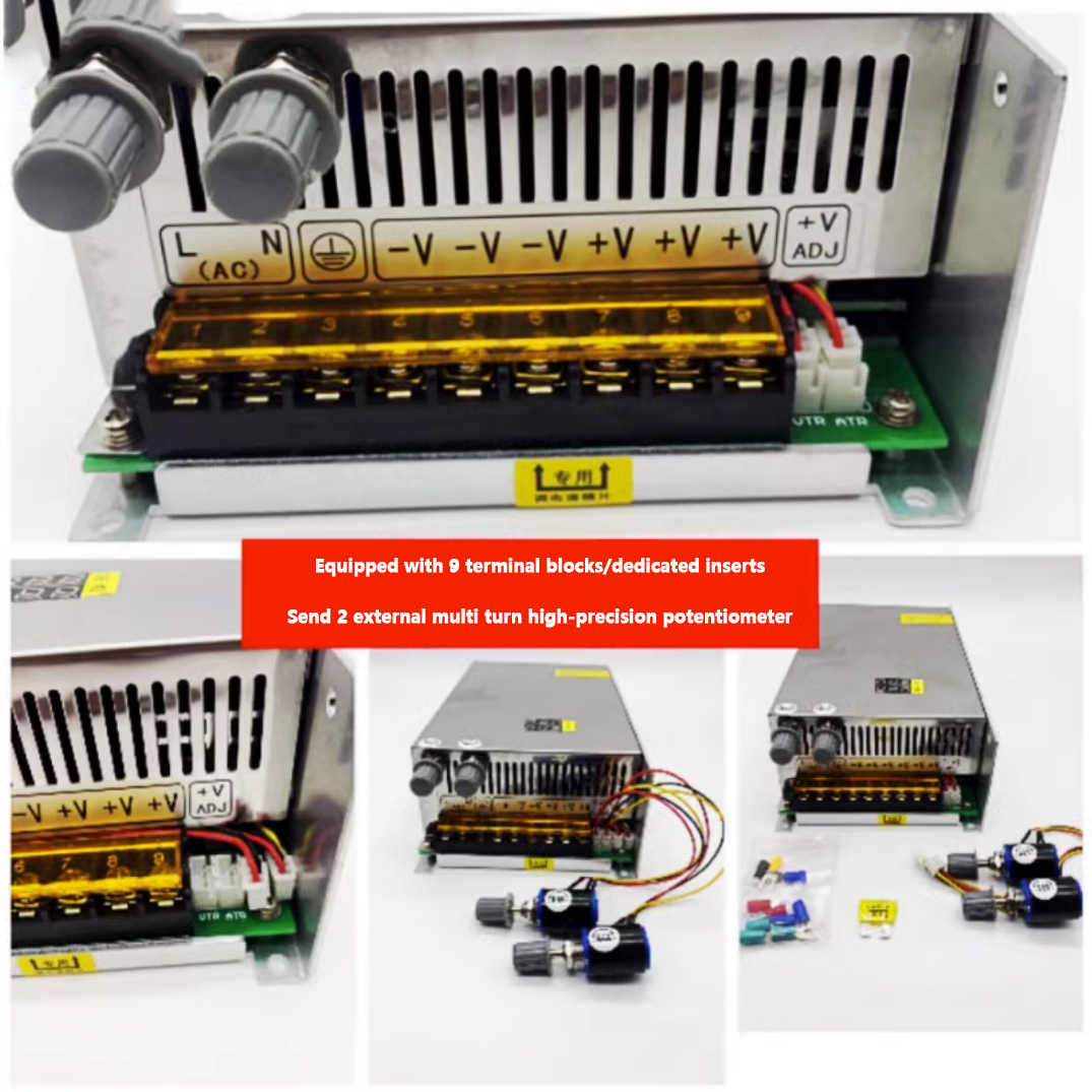 1000W switch power supply 0-12-24-36-48-60-80-120-220V current limiting digital display