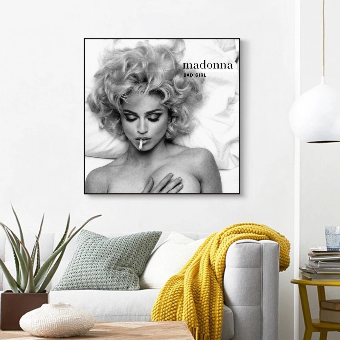 Madonna Bad Girl Fever Music Album Cover Affisch Canvas Art Print Home Decor Wall Painting ingen ram