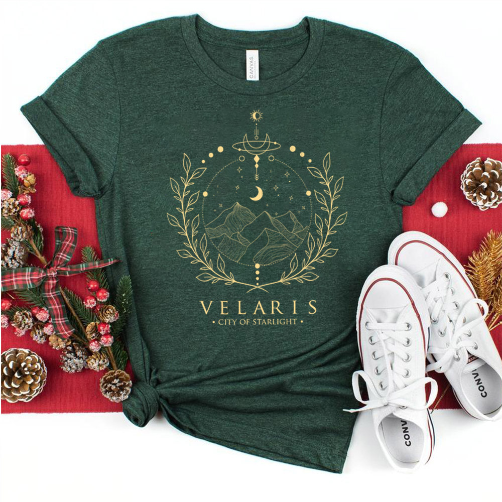 Camiseta do Velaris camisa acotar a camiseta da corte noturna feminino tshirts book amante t camisetas sjm cidade de starlight tees presente bookish presente