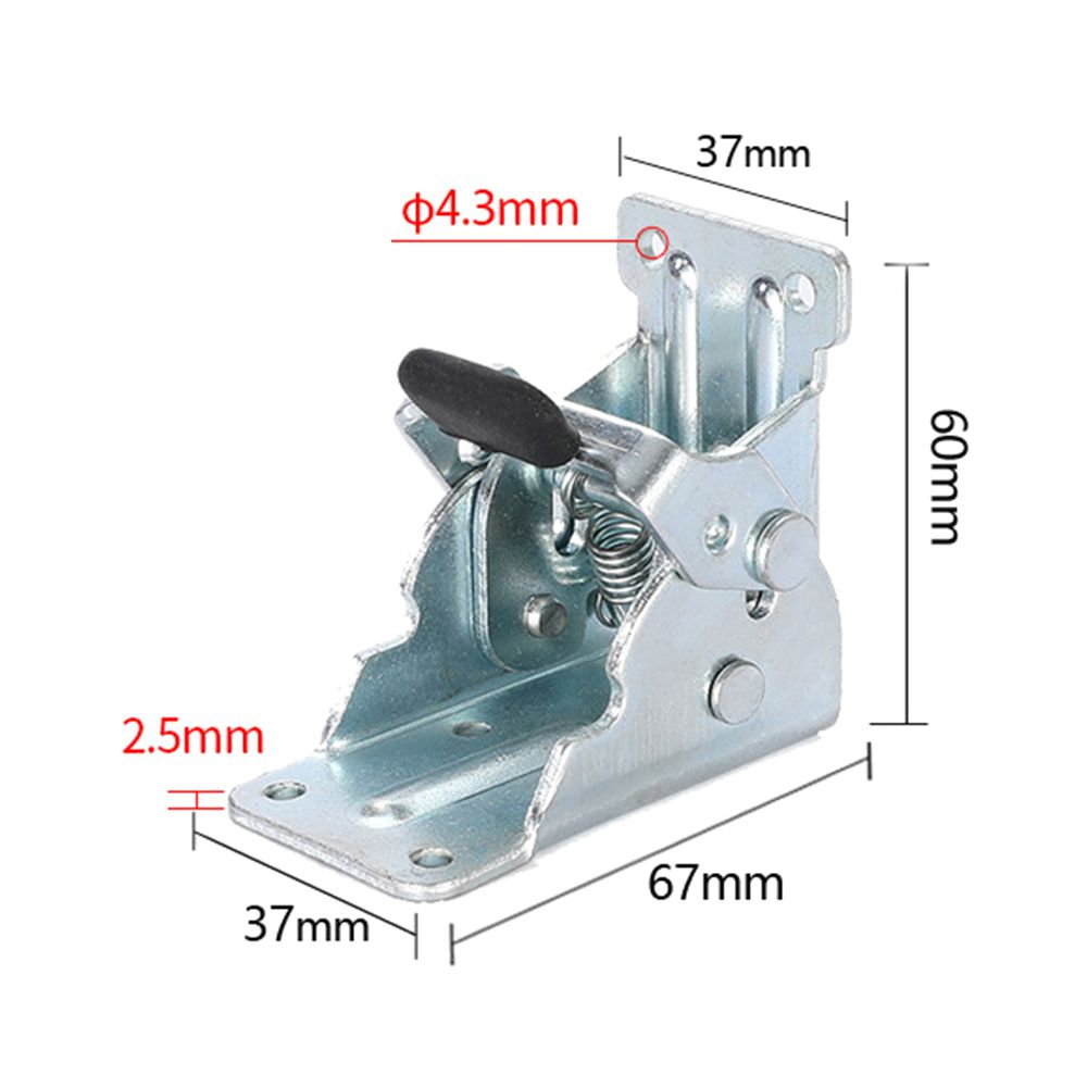 90 derece kendi kendine kilitleme katlanır menteşe katlama ayakları menteşe destek çerçevesi tablo bacak bağlantı parçaları mobilya braketi katlanabilir sandalye uzantısı