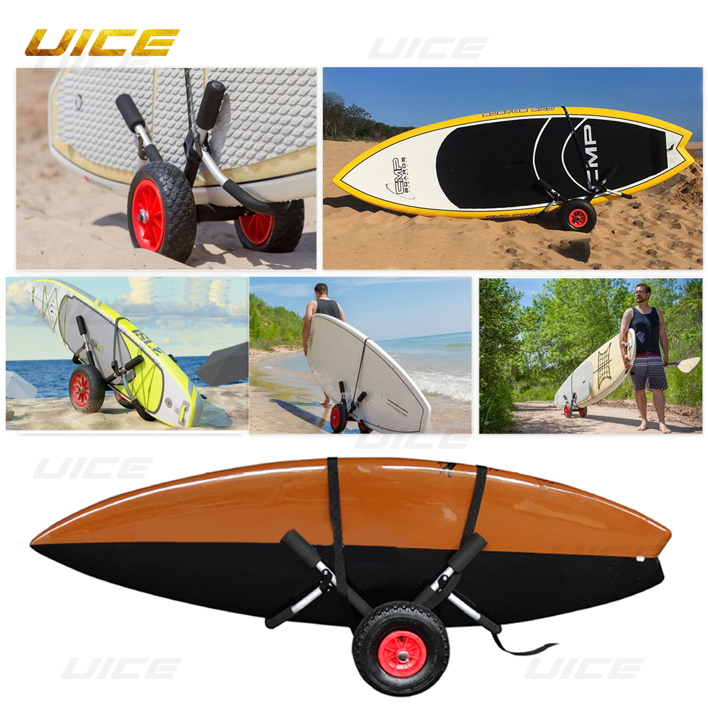 Chariot de kayak chariot kayak chariot pliant orable pour kayaks canoës paddleboards de surf