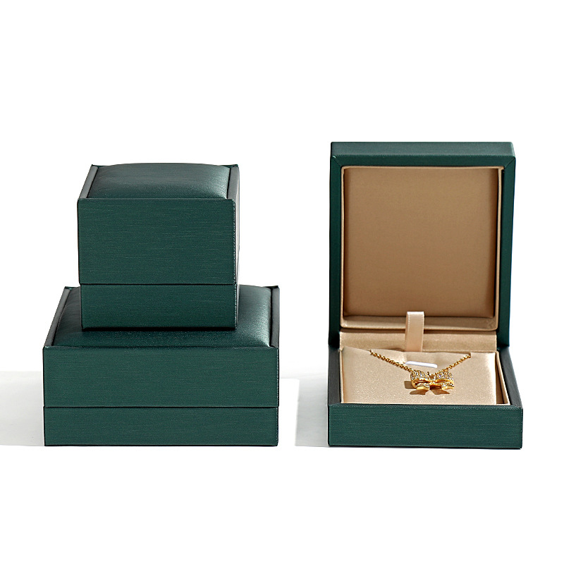 Кожаные ювелирные коробки кольцо серьги браслеты цепочки колье подвесной держатель выставка для свадебного ювелирного хранения