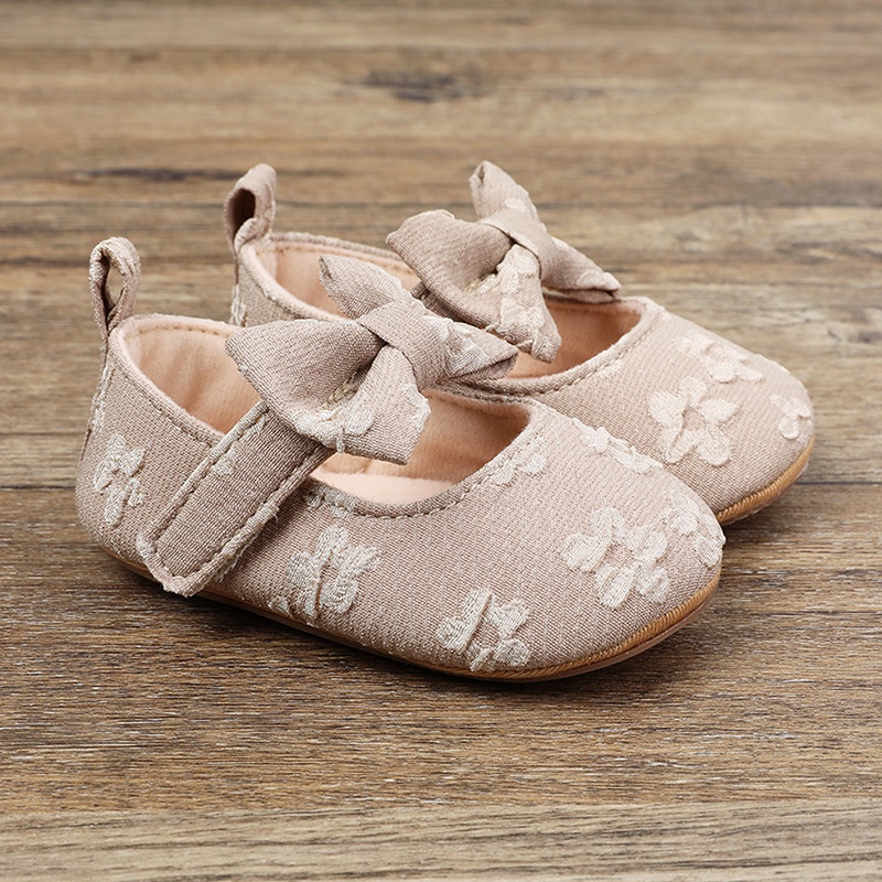 Adorabili scarpe da bambino Bowknot la primavera-autunno: primi passi perfetti con protezione non slittata