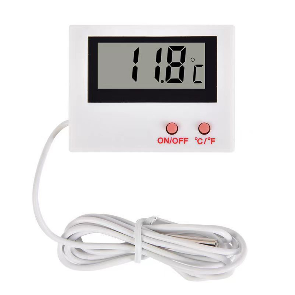 HT-5 Temperature Sensor LCD Digital Thermometer for Fish Tank Refrigerator Aquarium Electronic Stripline Probe Thermometer