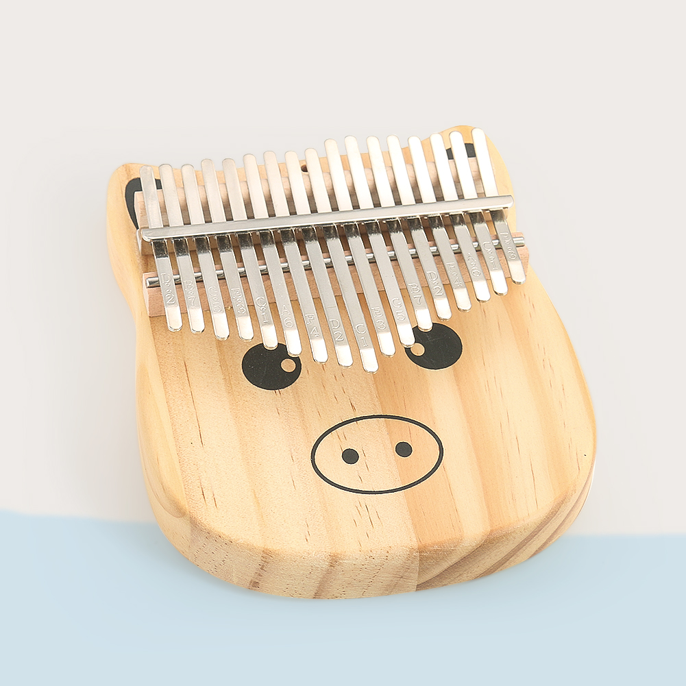 Piano doigt 17 clés mini ornement en bois en bois kalimba kalimba pour les enfants