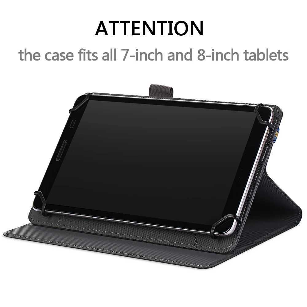 Tablet PC Cases Torby Universal 10 Tablet Case PU Skórzana pokrywa dla 7 8 9 10,2 10,5 10,9 11 cala dla iPada Air 1 2 3 4 Tablet dla iPada Samsung 240411