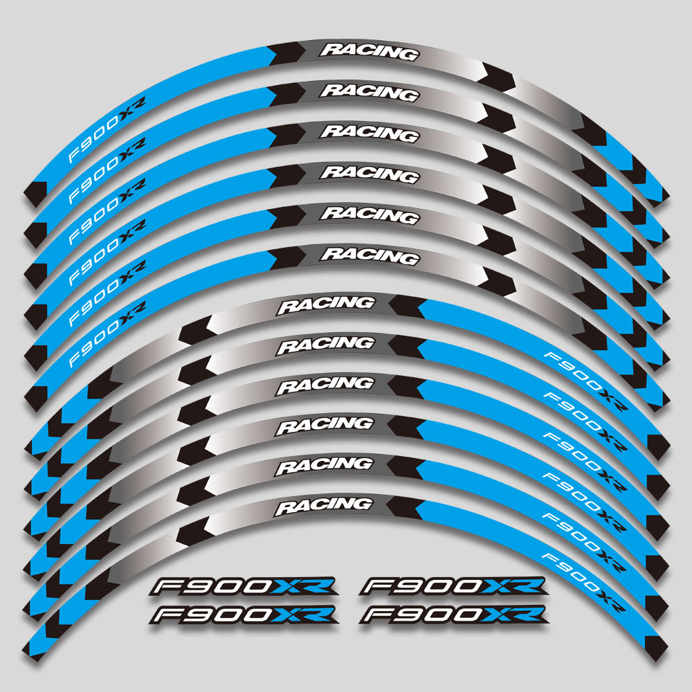 Hochwertige Motorradradabziehbilder wasserdichte reflektierende Aufkleber Randstreifen für BMW F900XR F900XR F900 XR F 900 XR
