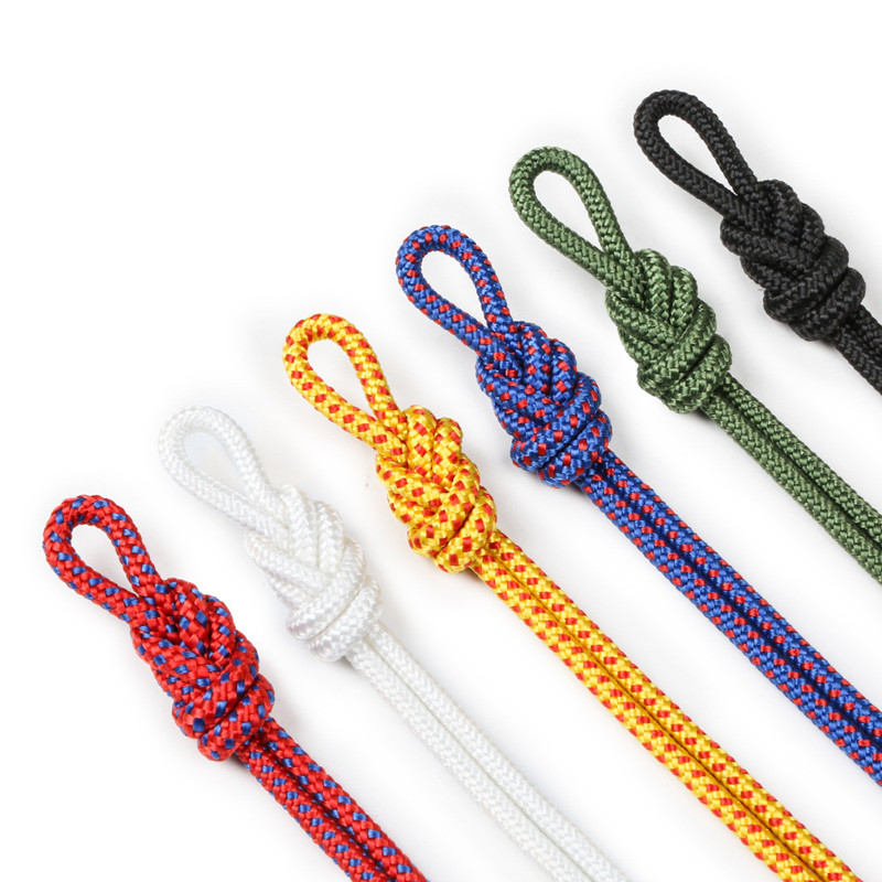 Outdoor paracord Climbing rope 10M 20M accessory rope diameter 4mm High strength paracord safety rope survival equipment
