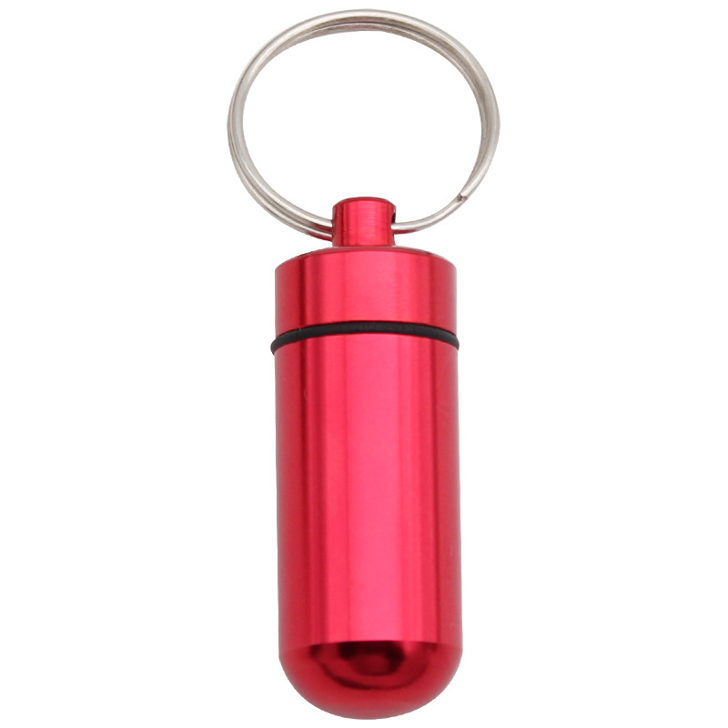 Chave de comprimidos de bolso pequeno Chave de comprimido Medicina Medicina Organizador de armazenamento Caso de chaves à prova de água para o Outdoor