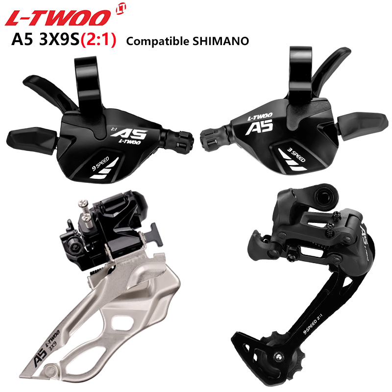 LTWOO 7V 8V 9V 10 Speed Mtb Bicycle Derailleurs Groupset 4 Kits A2 A3 A5 A7 A9 Shifter Hendels Bike Parts Compatible Shimano