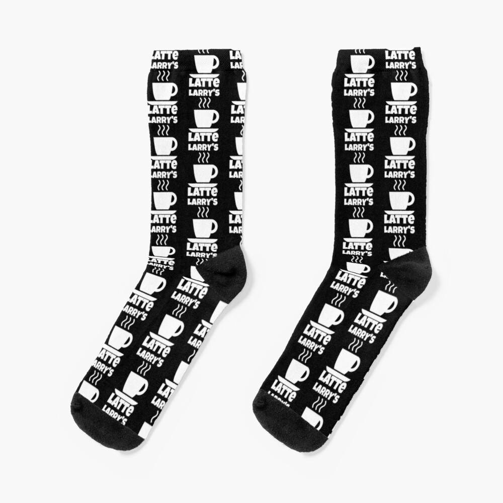 Latte larry_s Mock Fun Coffee Cup Design Socks Herenvoetbal Sock Sport Man Sock Funny Socks Men