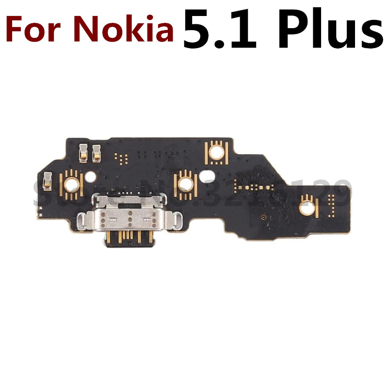 Nokia 6 5 5.1 6.1 3.1 Plus 3 4.2 3.2 2.2 2.1 1.4 1plusの新しいUSB充電ポートコネクタマイクボードフレックスケーブルフレックスケーブル