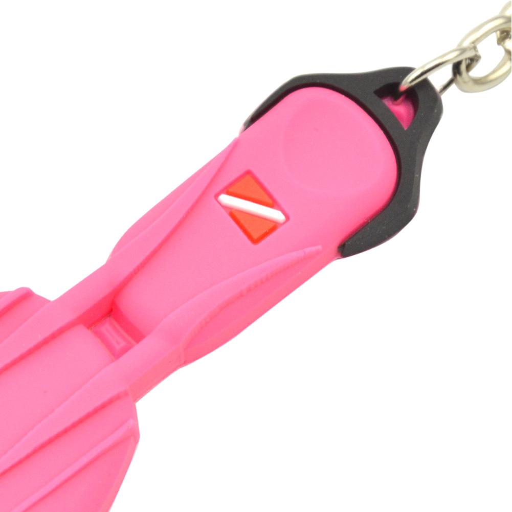 Mini Scuba Flipper Key Chain Dive Fins Keychain -sleutelringhouder Keyring Pendant ornamenten Zipperhandgreep