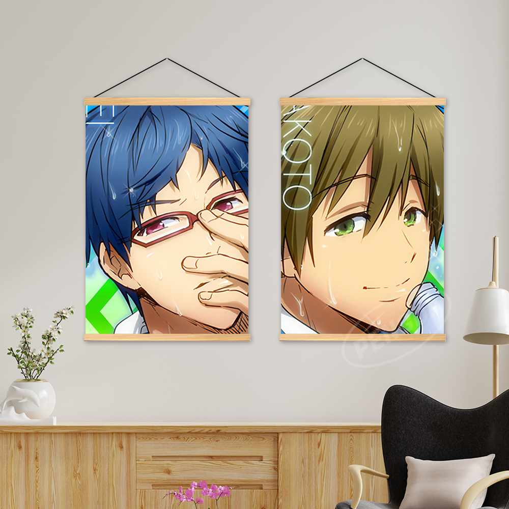 Tela stampe sospese in legno gratis nanase hauka immagini artistiche da parete modulare dipinta hazuki nagisa poster decorazioni la casa camera da letto