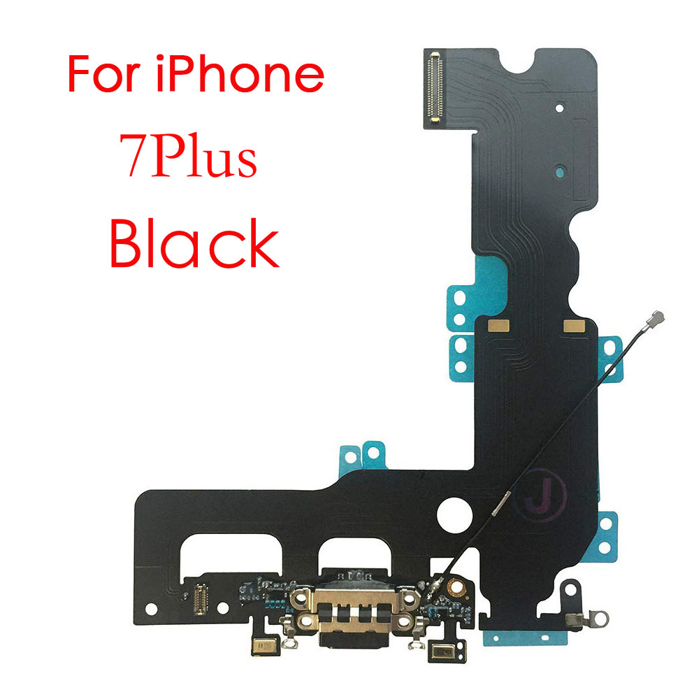 Charging Port Dock Flex Cable For iPhone 7 7P 8 Plus USB Charger With Screen Adhesive Tape Repair Replacement
