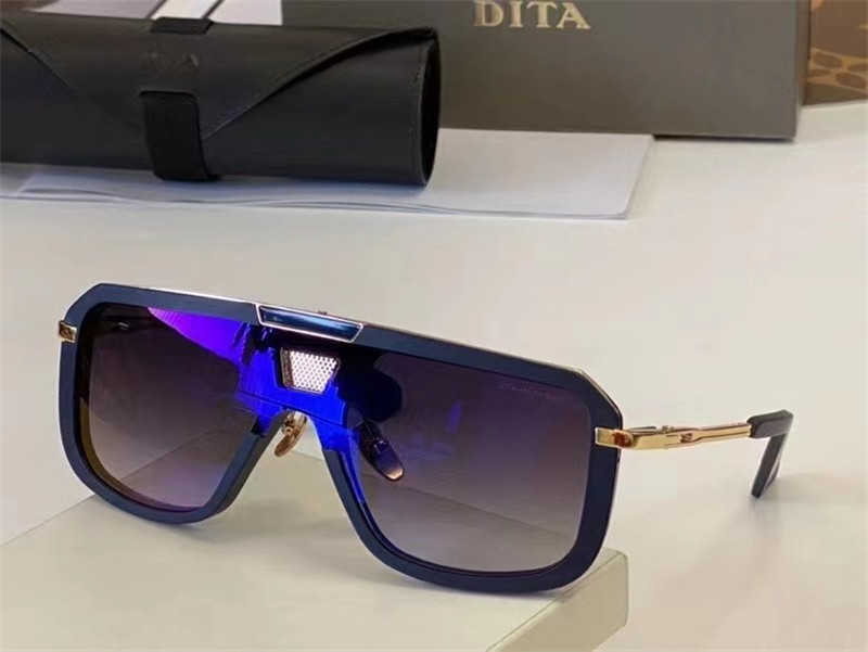 Aadita Sunglass Designer نظارة شمسية رجال واحد قطعة شمسية أسود كامل