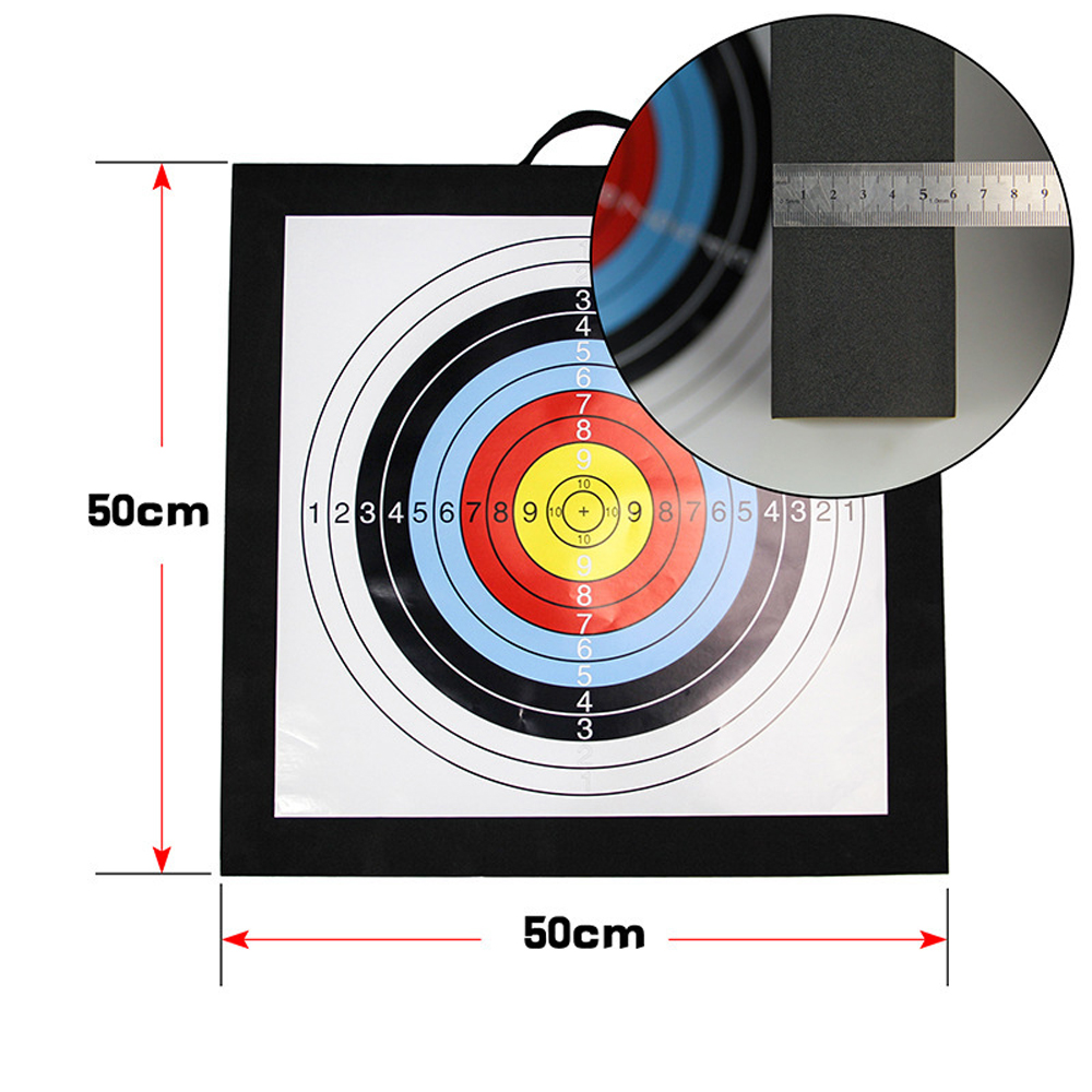 50x50 tiro con l'arco target ad alta densità eva board di schiuma esercitati da caccia sportivi esterni Accessori la caccia al buopastro Recurve