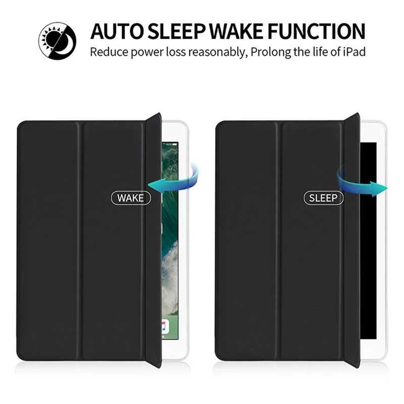 Tablet -PC -Koffer Taschenkoffer für iPad Pro 10.5 2017 Abdeckung Flip Leder Smart Sleep Wake Up Shell Back Stand Capa für A1701 A1709 240411