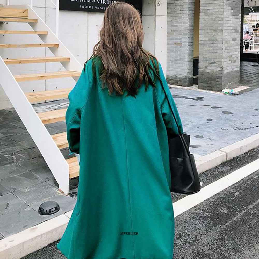 Plus w rozmiarze 6xl 150 kg Hotsale Spring Krajowy płaszcz Kobiet długi garnitur Long Trend Lady Trend Casual Green Blakc Kurtka