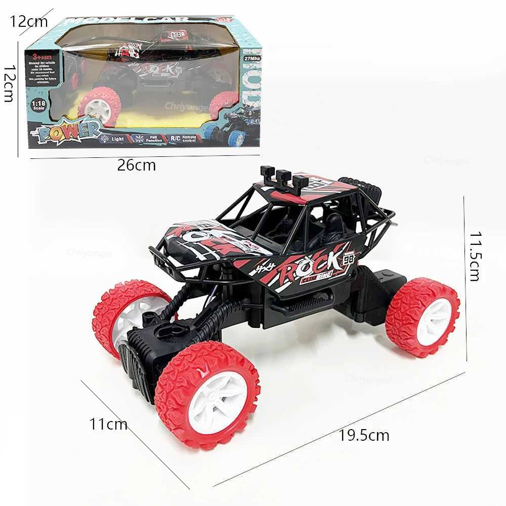 Samochód elektryczny/RC 1 20 Zdalny samochód 4WD OFF RC RC Truck Szybkie wyścigi Monster Pojazd wspinaczkowy Prezent Auto Prezent dla chłopca 240424