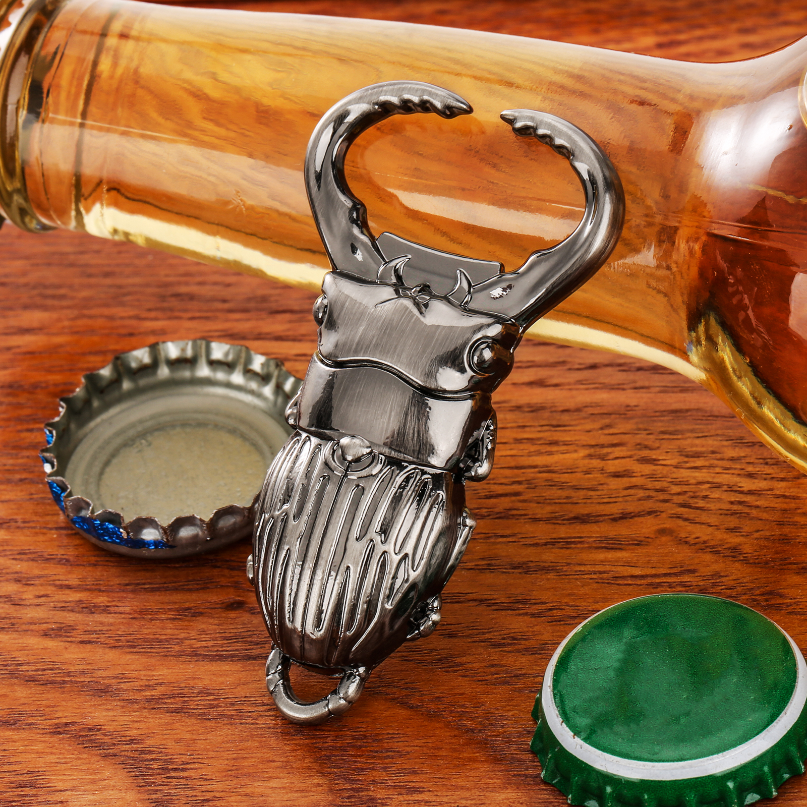 Lkkcher chrząszcz kształt design piwo otwieracz do butelki piwo
