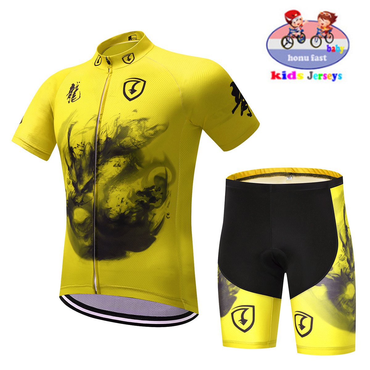 Summer New 2023 Kids Bike Shirts Suit Cycling Jersey Set Boys Girl Road Bike Abbigliamento Da Ciclismo Bambini Quick Dry Pants