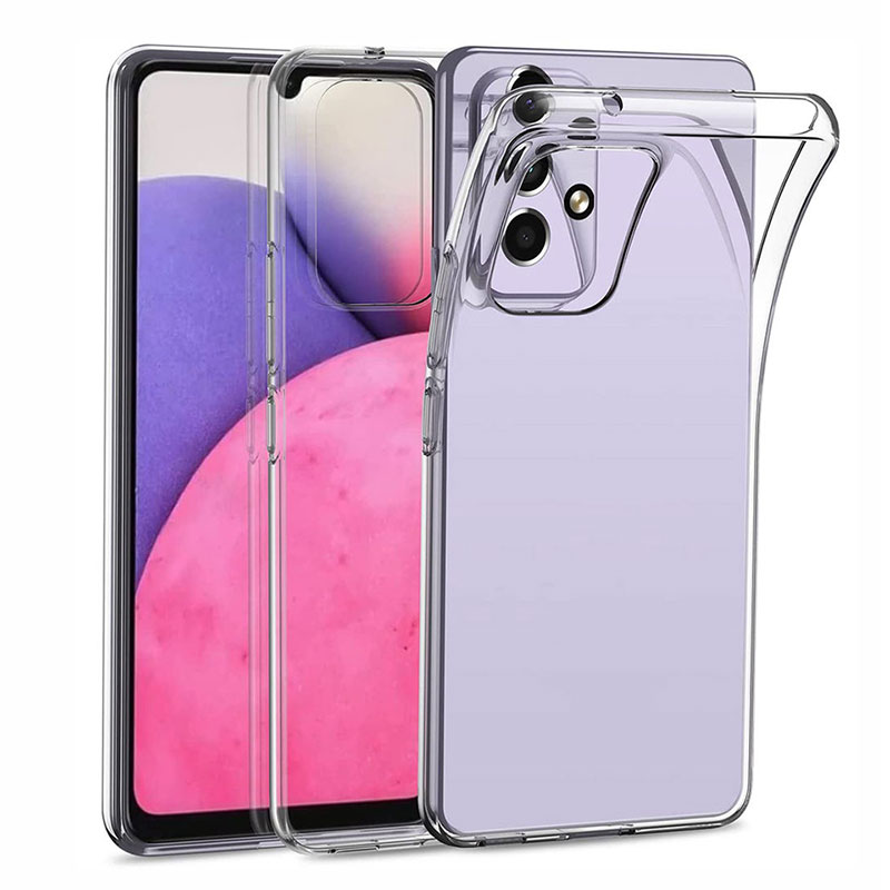 Étui de téléphone en silicone ultra mince pour Samsung Galaxy S21 S20FE S22 Ultra A53 A52 A72 A73 A51 A71 A13 A23 A33 A02S Clear Back Case