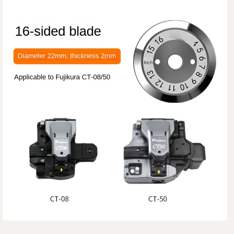 Équipement de fibre optique de haute qualité pour CT-08 CT-50 CUTTING MACHINE MACHINE À 16 faces Fiber optique Machine de coupe Machine de coupe