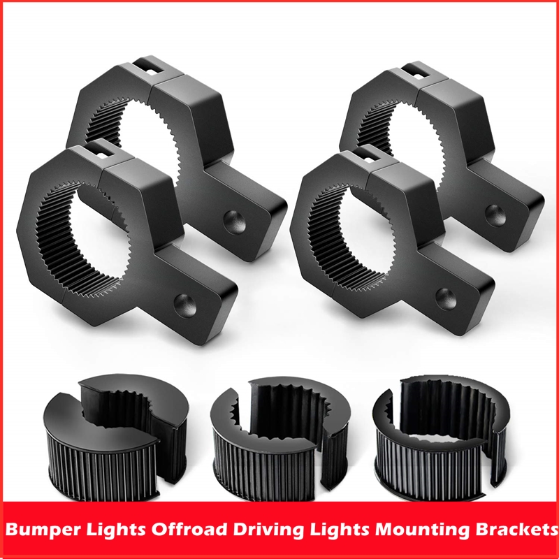 Kit di montaggio orizzontale a LED LED Auto Kit di montaggio a base di morsetto 19-52 mm, supporto rotolo di morsetto della barra di luce a LED ATV UTV e camion