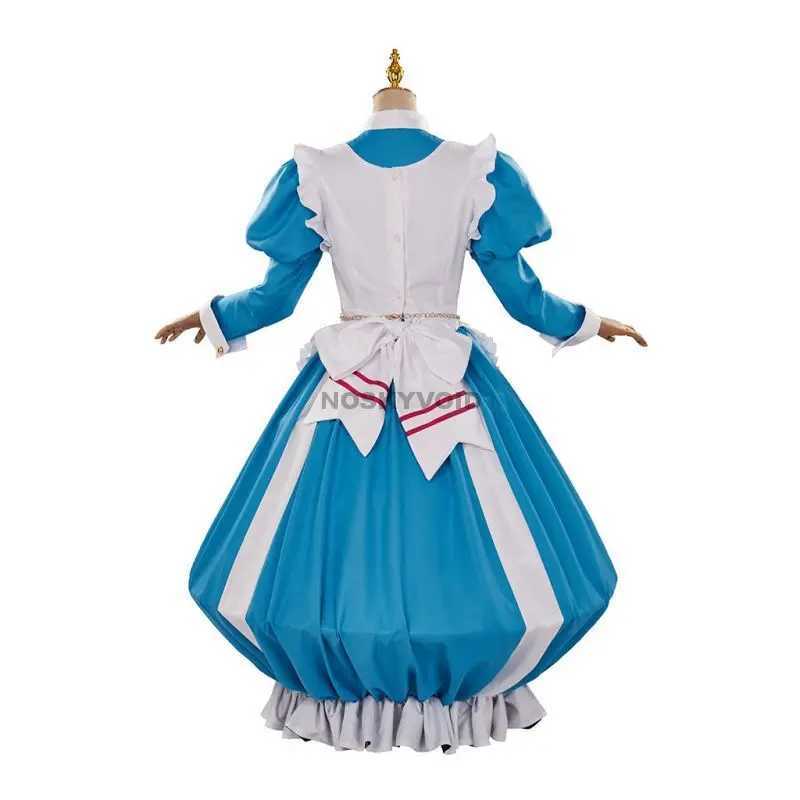 Anime kostymer anime morino korisu cosplay costumes Jag beundrar magiska flickor och ... Alice Apron Dress eller Wigs Halloween Party Maid outfit 240411