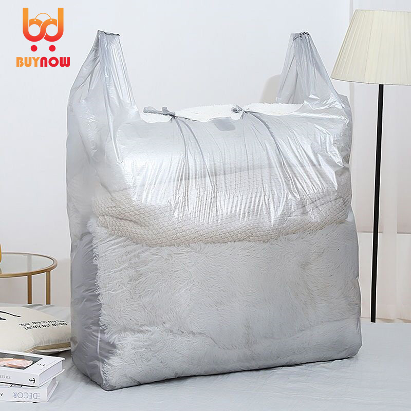 Серебряный серый большой пластиковый пакет пакет с загущенным большой пакет для упаковки шкафов с большой сумкой с большой сумкой