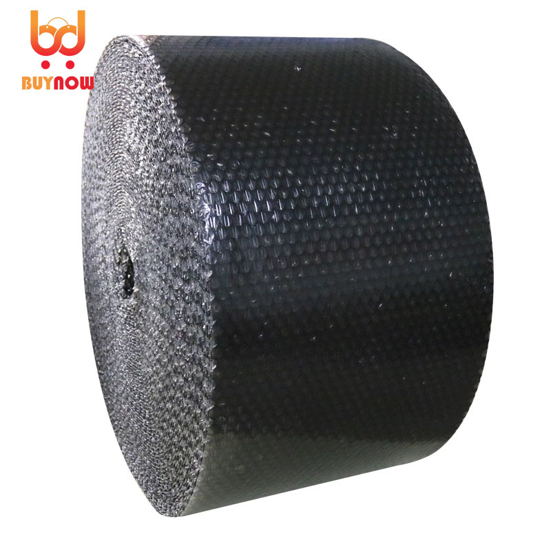 Black Packaging Bubble Film Roll Shockproof Foam Roll Bag Paper Packing Double Layer Fragile Pressure Relief Transport Logistics